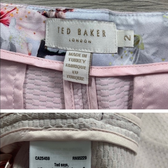 Ted Baker Illit Textured Knitted Trouser Pants Lilac - Picture 9 of 9